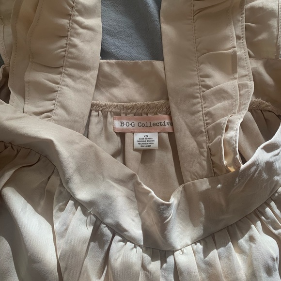 Tan BOG Collective Ruffle Top - Picture 2 of 2